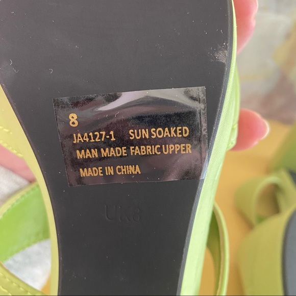 EGO green heeled mules brand new - Picture 5 of 8